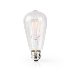 SmartLife WiFi LED Filament lamp - E27 ST46 5W 2700K