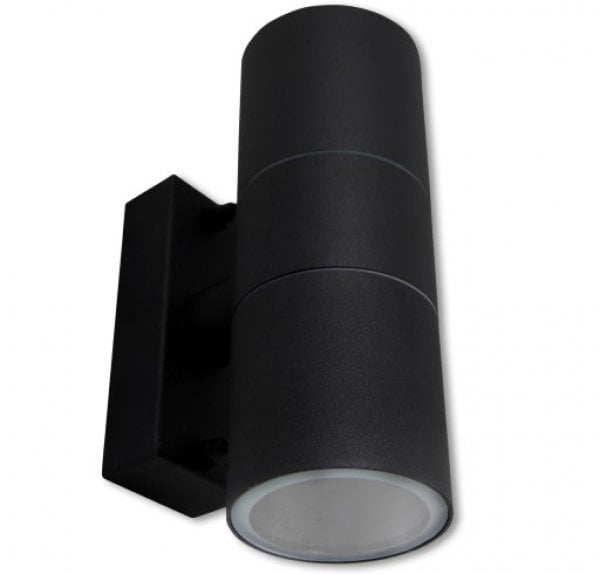 LED Wandlamp Buiten Up and Down Tube - Antraciet