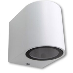 LED Wandlamp rond wit - GU10 fitting - IP44 - Geschikt voor 1 GU10 spots