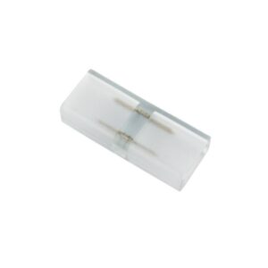 LED Lichtslang twee pins connector aansluiting met plastic omhulsel