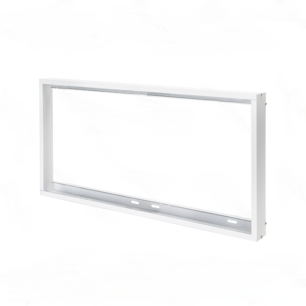 LED paneel opbouw - 60x30cm Framesysteem - Wit aluminium