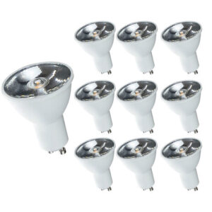 LCB Voordeelpak 6 stuks - LED spot GU10 - 6W vervangt 40W - 6000K daglicht wit - 10° lichtspreiding