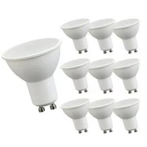 LCB Voordeelpak 10 stuks - LED spot GU10 - 6W vervangt 40W - 6000K daglicht wit