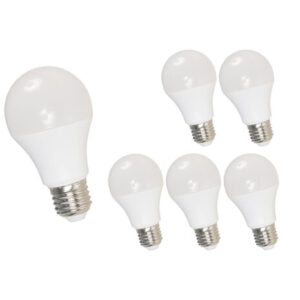 LCB Voordeelpak 6 stuks - LED lamp E27- A60 - 7W vervangt 70W - 4000K helder wit licht